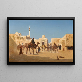 Charles Thodore Frre - A Square in Beirut.webp