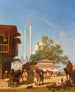 Istanbul Nusretiye-moskén - Charles Théodore Frère — vy av konstverket