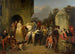 Le départ de Marie de Bourgogne pour la chasse aux faucons - Charles Tilmont — vy av konstverket