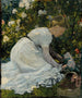 Cueillir des fleurs - Charles Wellington Furse — vy av konstverket