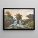 Vue sur la rivière de Kema Waterhaalplaats - Charles William Meredith van de Velde — inramlat konstverk på väggen
