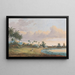 Vue à Anjer Java - Charles William Meredith van de Velde — inramlat konstverk på väggen