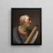 Amerigo Vespucci - Charles Willson Peale — inramlat konstverk på väggen