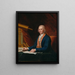 David Rittenhouse - Charles Willson Peale — inramlat konstverk på väggen