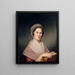 Eleanor Miller Mme Francis Bailey - Charles Willson Peale — inramlat konstverk på väggen