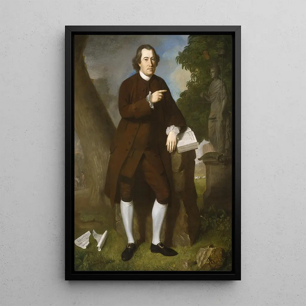 John Beale Bordley - Charles Willson Peale — inramlat konstverk på väggen