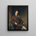 Jean-Philippe de Haas - Charles Willson Peale — inramlat konstverk på väggen