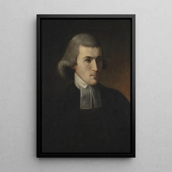 Révérend Samuel Eakin - Charles Willson Peale — inramlat konstverk på väggen