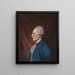 Richard Henry Lee - Charles Willson Peale — inramlat konstverk på väggen