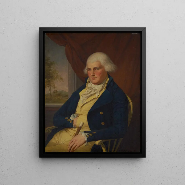 William Whetcroft - Charles Willson Peale — inramlat konstverk på väggen