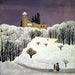 Château de Birseck under snön - Fritz Baumann — vy av konstverket