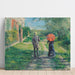 Reproduktion av målningen Chemin Montant - Gustave Caillebotte