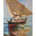 Reproduktion av målningen Chemin de la pêche, Valence - Joaquín Sorolla