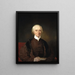 Charles Carroll de Carrollton - Chester Harding — inramlat konstverk på väggen