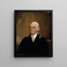 James Madison - Chester Harding — inramlat konstverk på väggen