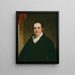 Thomas Abthorpe Cooper 1776-1849 - Chester Harding — inramlat konstverk på väggen