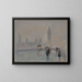 Le Palais de Westminster et Big Ben - Childe Hassam — inramlat konstverk på väggen