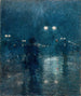 Nocturne de la Cinquième Avenue - Childe Hassam — vy av konstverket