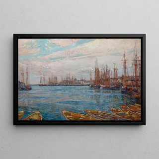 Childe Hassam - Harbor of a Thousand Masts.webp