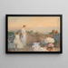 Le Crépuscule - Childe Hassam — inramlat konstverk på väggen
