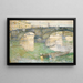Ponte Santa Trinita - Childe Hassam — inramlat konstverk på väggen