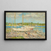 Le Port - Childe Hassam — inramlat konstverk på väggen