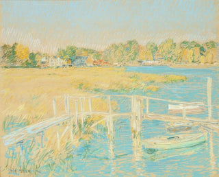 Childe Hassam - Up the River Late Afternoon October.webp