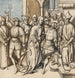 Kristus inför Pilatus - Hans Holbein den Äldre's cirkel — vy av konstverket