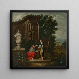 Christ et la femme samaritaine - Anonyme
