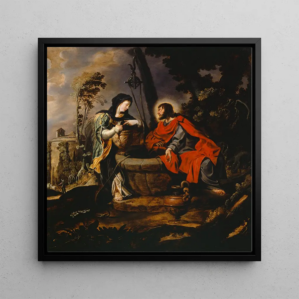 Christ et la femme samaritaine - Simon de Vos