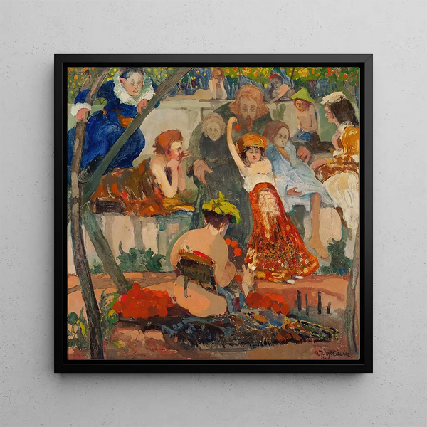 Christ et les enfants série Cérémonies VI - Witold Wojtkiewicz