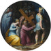Christ som bär korset - Giovanni Battista Naldini — visat i en interiör