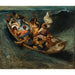 Reproduktion av målningen Kristus på Galileiska sjön - Eugène Delacroix