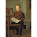 Reproduktion av målningen Le fils du peintre CW Eckersberg, Julius, dans l'atelier de son père - Christen Købke