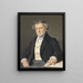 Charles Robert Cocquerell 1788-1863 arkitekt - Christian Albrecht Jensen — inramlat konstverk på väggen