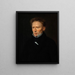 Johannes Dam Hage 1800-1837, utgivare av Fædrelandet La Patrie - Christian Albrecht Jensen — inramlat konstverk på väggen