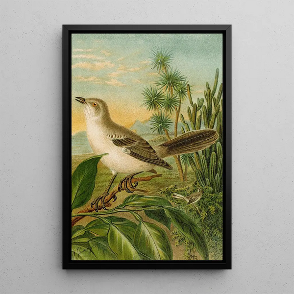 Reproduktion av målningen Le monde des oiseaux nord-américains pl04 - Christian Anton Goering