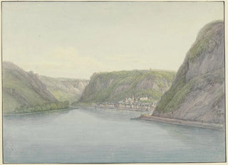 Christian Georg Schtz the Younger - Blick in das Rheintal rechts Sankt Goar.webp