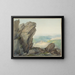 Vue depuis le Feldberg Taunus vers Reifenberg - Christian Georg Schütz le Jeune — inramlat konstverk på väggen