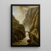 Pont du Diable sur la route du Saint-Gothard - Christian Georg Schütz l'Ancien — inramlat konstverk på väggen