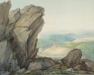 Christian Georg Schtz the elder - View from the Feldberg Taunus to Reifenberg.webp