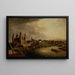 Vue d'Aschaffenburg - Christian Georg Schütz l'Ancien — inramlat konstverk på väggen