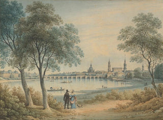 Christian Gottlob Hammer - View of Dresden from the West.webp