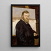 Reproduktion av målningen Portrait av konstnären Frits Thaulow - Christian Krohg