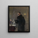 Portrait du peintre Gerhard Munthe - Christian Krohg — inramlat konstverk på väggen