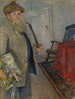 Självporträtt - Christian Krohg — vy av konstverket