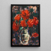 Reproduktion av målningen Dahlias - Christian Rohlfs