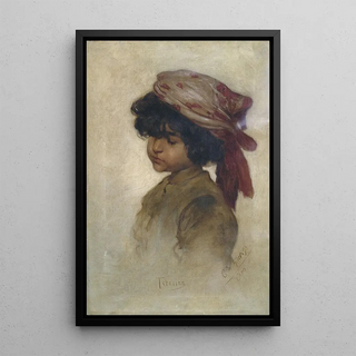 Christian Wilhelm Allers - Portrait of the girl Teresina.webp