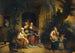 Abraham chassant Agar - Christian Wilhelm Ernst Dietrich — vy av konstverket