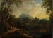 Landskapsbild med berg och bäck - Christian Wilhelm Ernst Dietrich — vy av konstverket